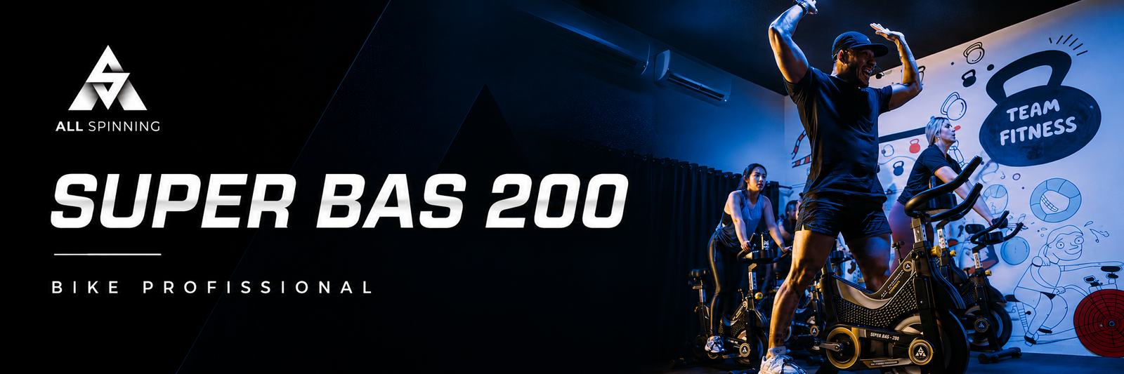 All Spinning Fitness — Bike Super Bas 200 profissional